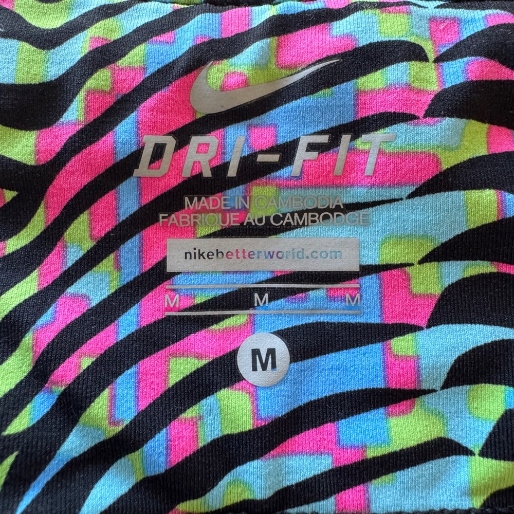 Nike Sidewinder EPIC running crop tights- like new- fun- multi color - Picture 5 of 9